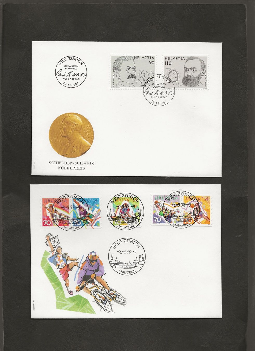Tutti i francobolli: Schweiz 16 FDC 1992 bis 1999 – Usato da Au ZH venduto da xelagreb01 6