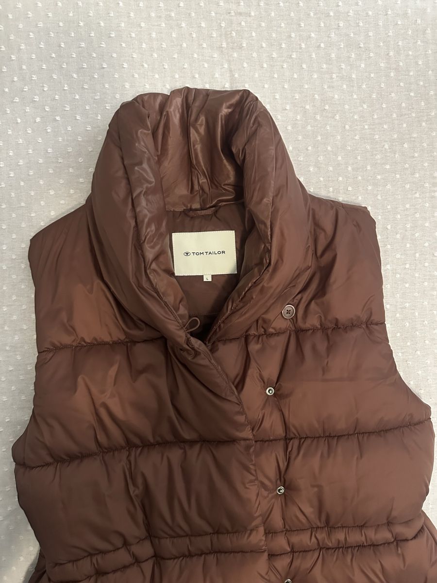 Tom Tailor Gilet & Giacche senza maniche: Long Warm Puffer Vest for Winter - Tom Tailor - Size L – Nuovo (secondo la descrizione) da Dübendorf venduto da din_dl9l 5