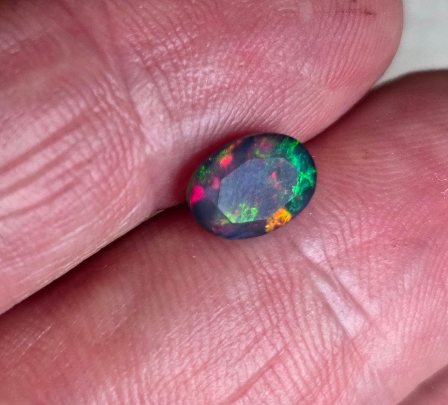 Pietre preziose: 1,1 ct Opale noire naturelle facettée – Usato da Carouge GE venduto da Crystal_Energy 1