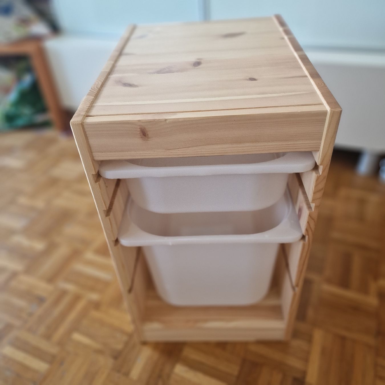 Ikea Regale: IKEA Trofast storage frame pine light white 32x44x52 cm – Gebraucht aus Muri AG von MrsRami 1