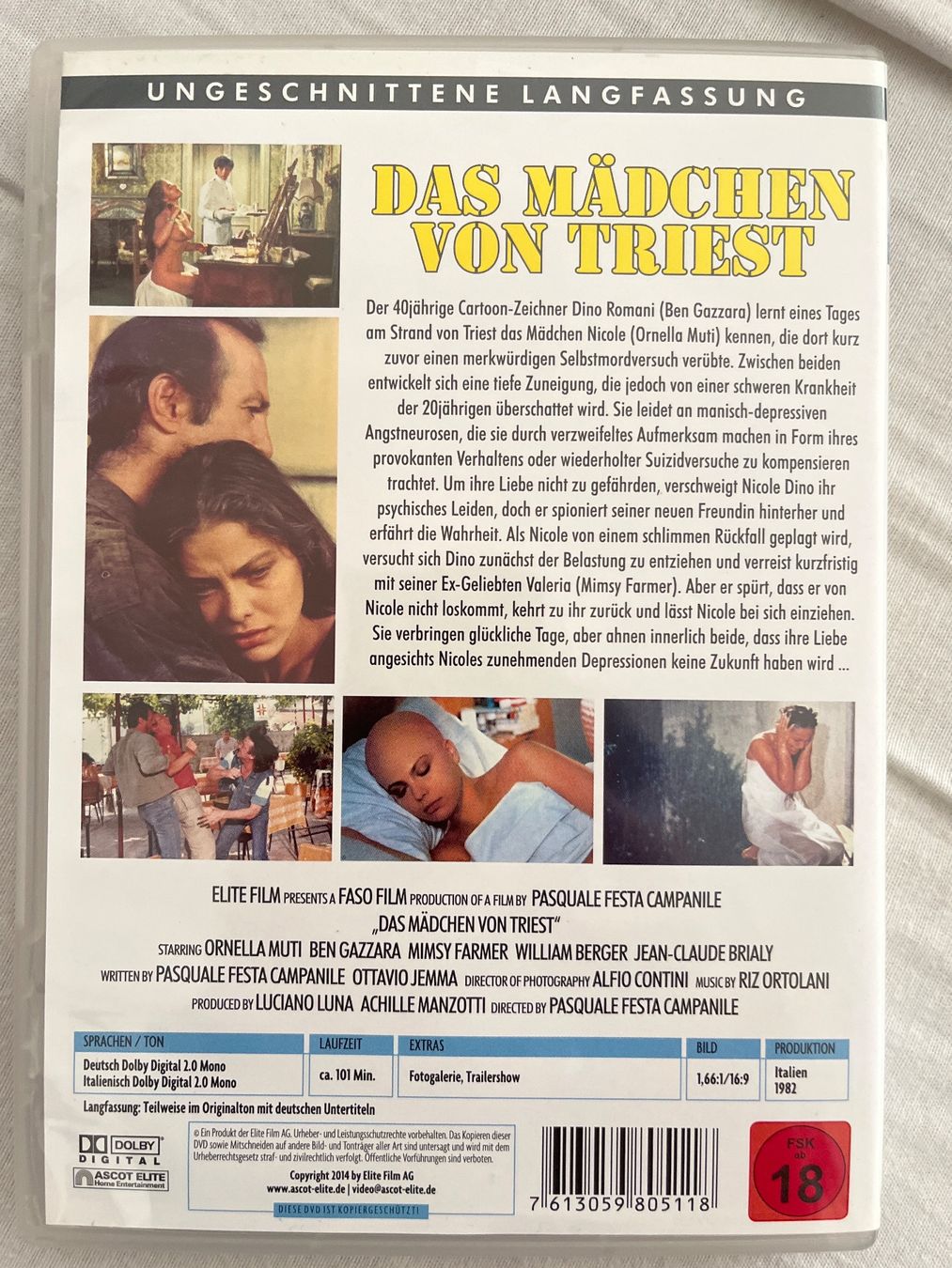 Tutti i DVDs: Das Mädchen von Triest Erotik/Drama – Usato da Basel venduto da patku79 1