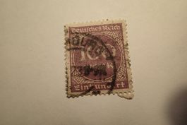 Briefmarke Deutsches Reich 100 Mark