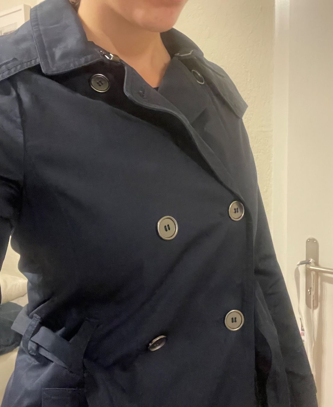 Esprit Giacche: Dunkelblauer Esprit Trenchcoat – Nuovo e nell'imballaggio originale da Lenzburg venduto da CelinaS01 6