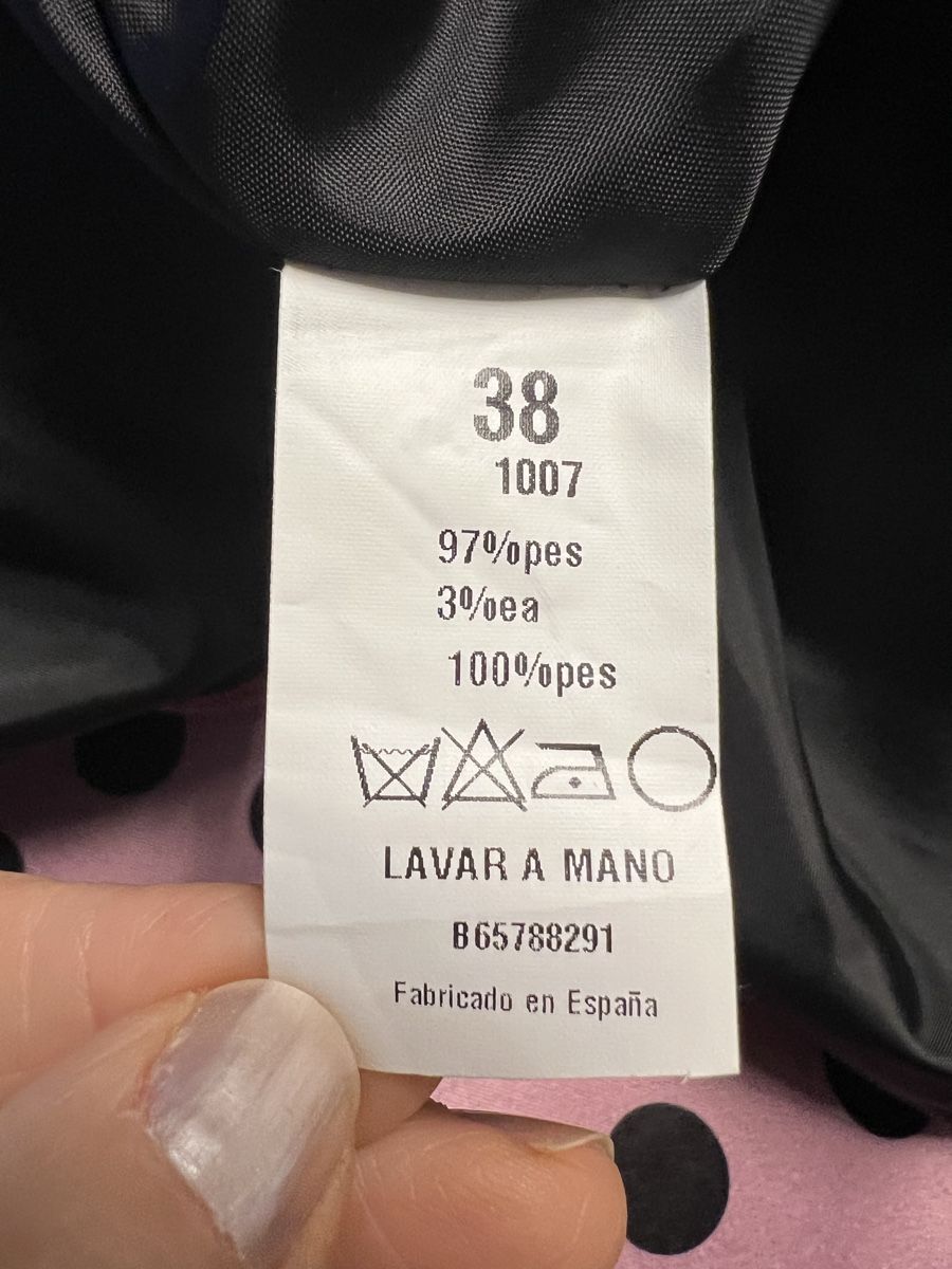 Vestiti: Wunderschönes Abendkleid, Gr.38, Rosa mit schwarzen Punkten. – Usato da Luzern venduto da suhamadlun 8