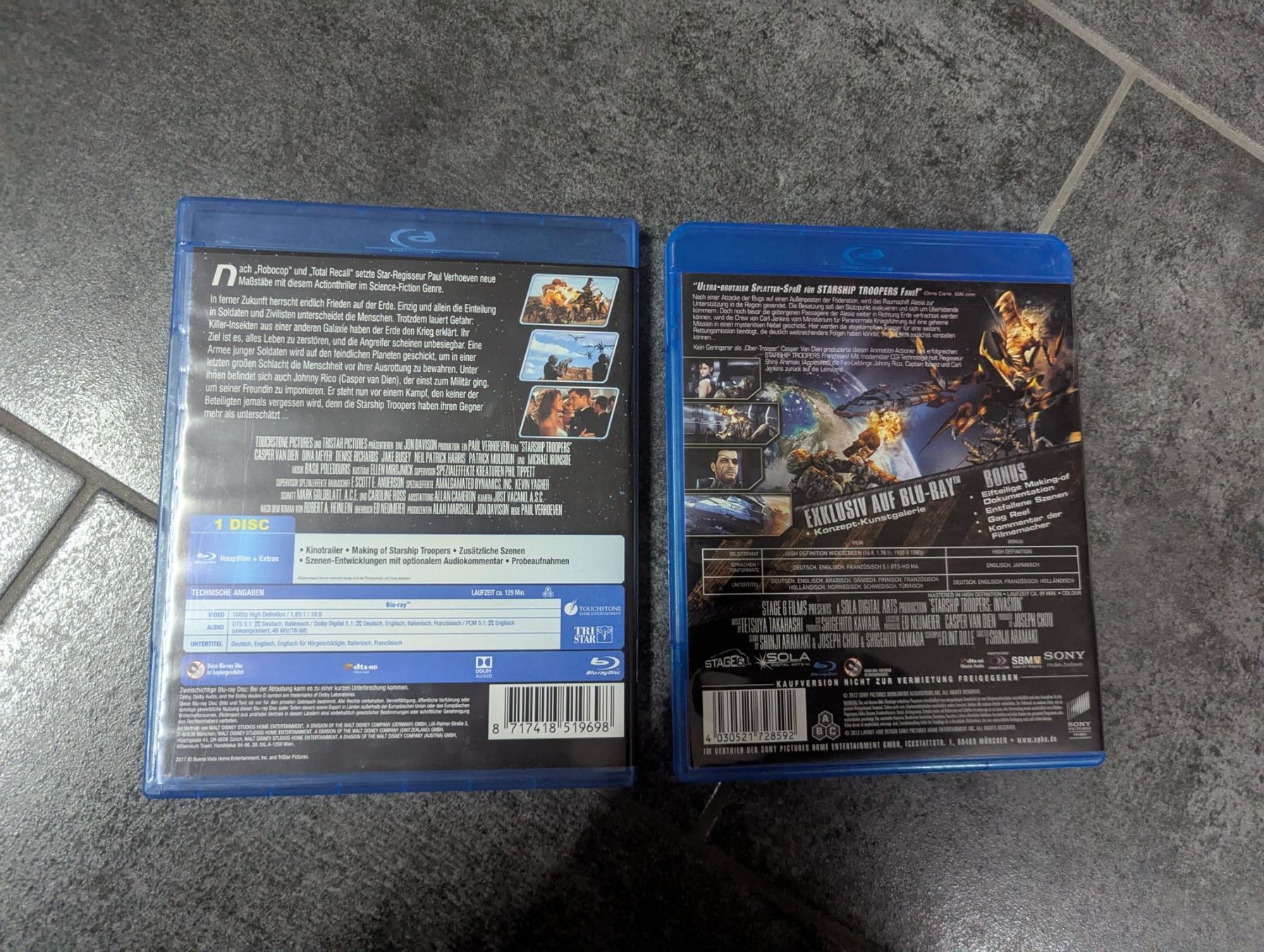 Alle DVDs: Starship Troopers Blu-ray – Gebraucht aus Wanzwil von TinuMeyer 1