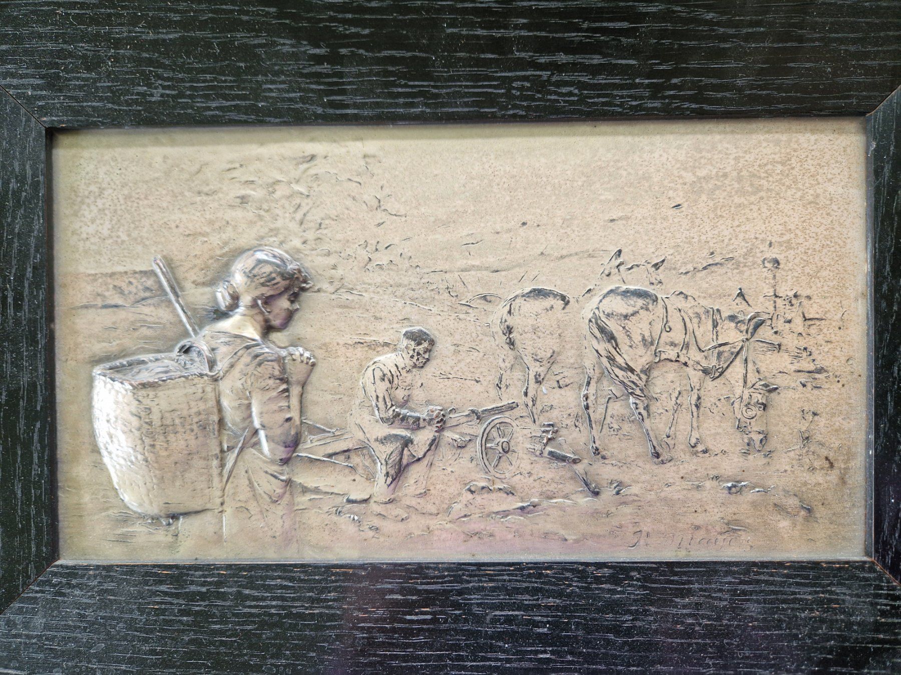 Gemälde: Relief sign. R. Mayer – Gebraucht aus Mörschwil von antiksalon21 1