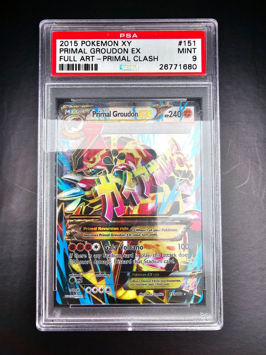 Pokémon Cartes à collectionner: Pokemon/ PSA 9 Primal Groudon ex / #151 / Primal Clash / EN – Neuf (Voir description) à Lenzburg par PokeStore