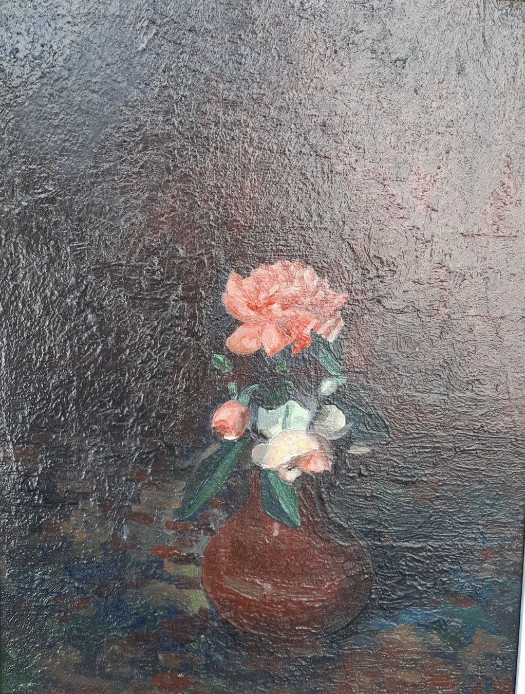 Dipinti: Bouqet de fleurs monogr- A.H. – Usato da Lausanne venduto da leneko 1