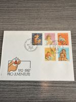 Pro Juventute Briefmarken-Kuvert, 1912-1987, Top Zustand