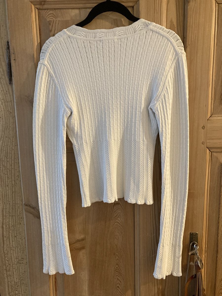 Alaia : Azzedine Alaia Vintage Strick Pullover weiss weiss 36 S – Usato da Winterthur venduto da Jolie-Joli 6