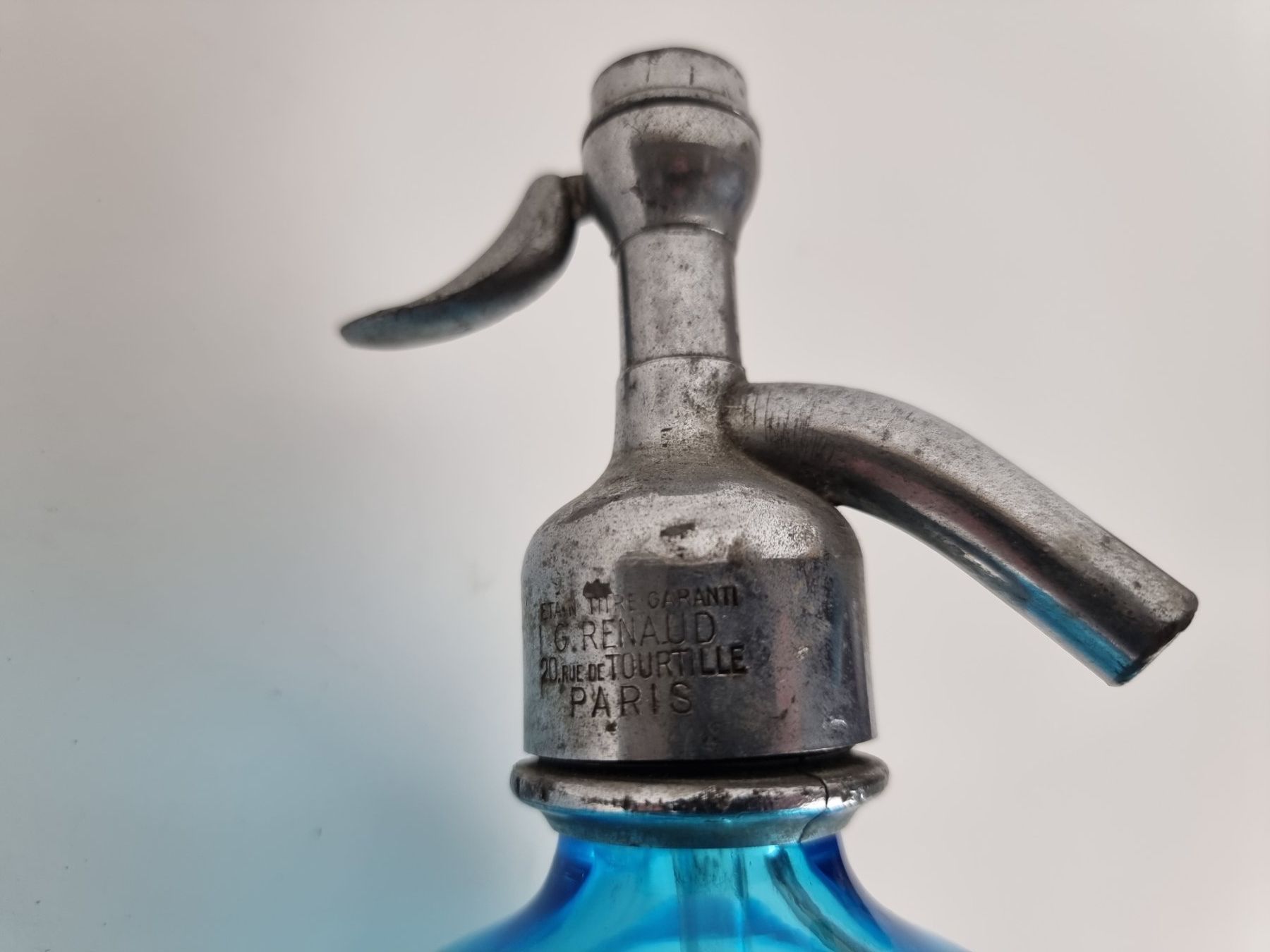Bottiglie: Siphonflasche blau – Usato da Urtenen-Schönbühl venduto da Restwert_Schoenbuehl 6