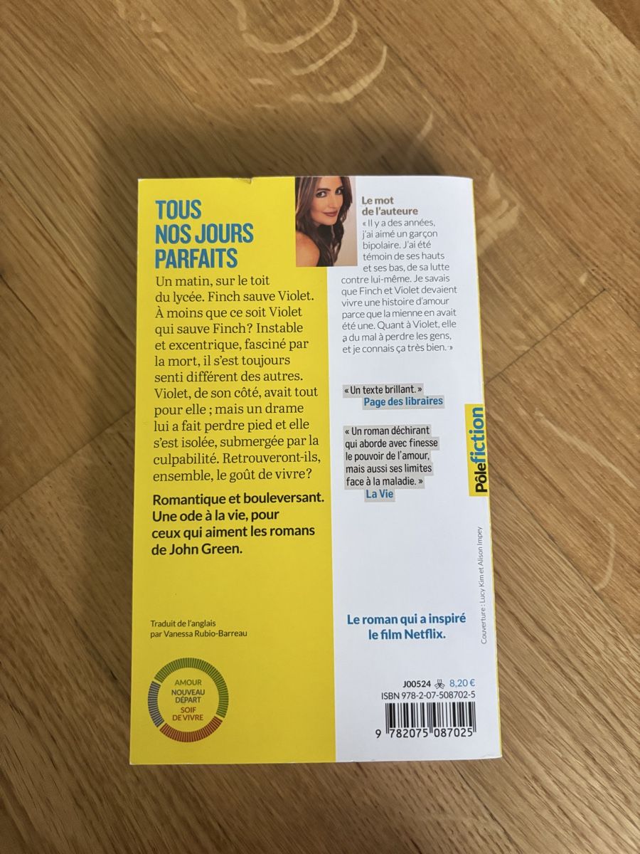 Bücher: Jennifer Niven- tous nos jours parfaits – Neu (gemäss Beschreibung) aus Monthey von Susii_M 1