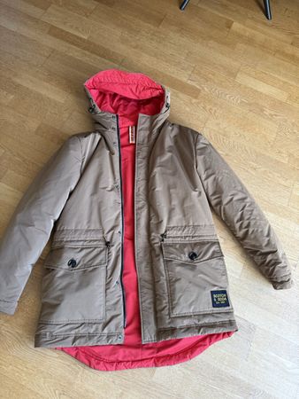 Scotch & Soda Parka wendbar beige/rot Grösse L
