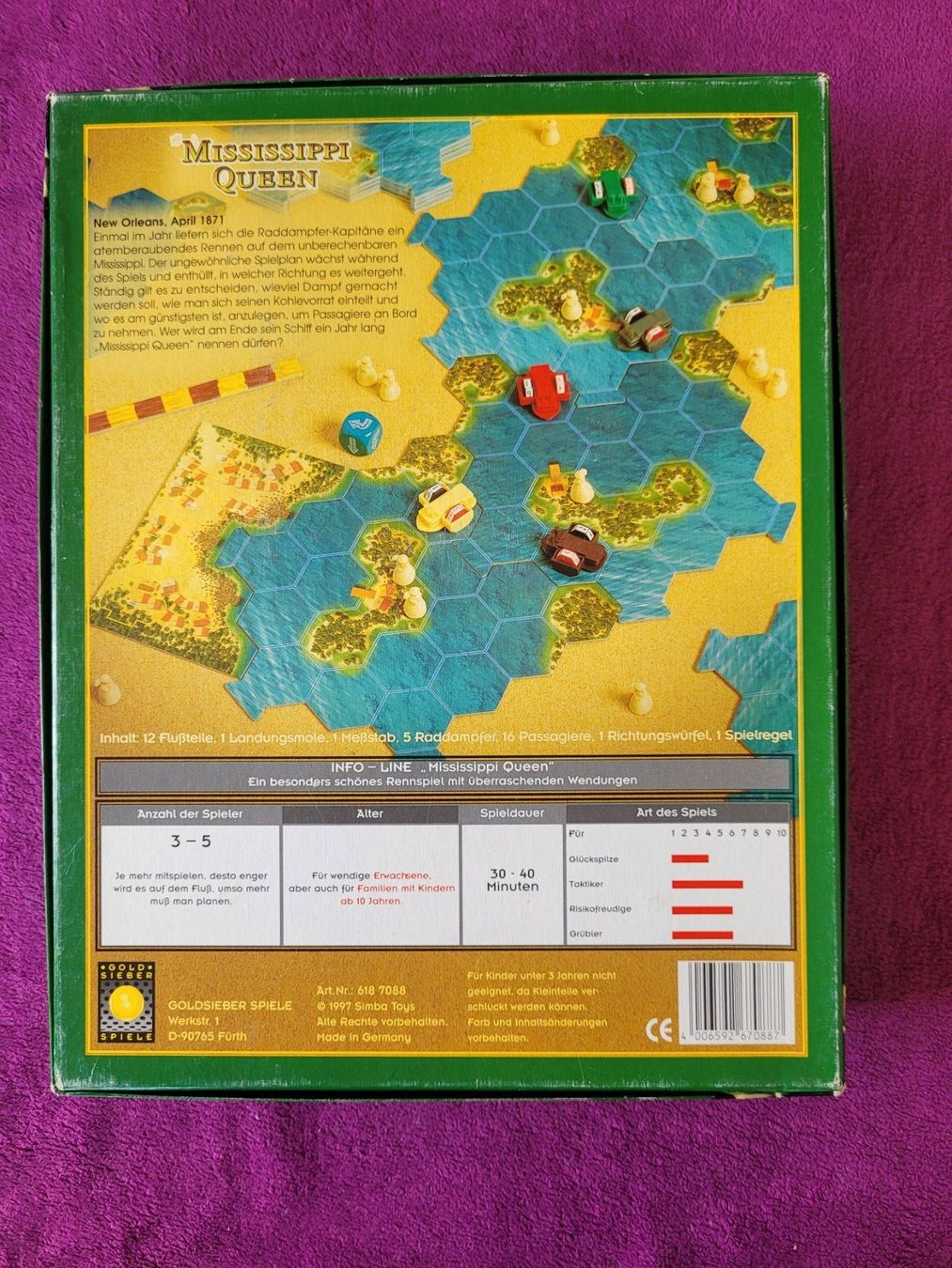 Jeux: Spiel - Mississippi Queen – D'occasion à Müllheim Dorf par Seeeule01 9