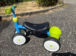 Laufrad blau 4-Rad Kinderfahrzeug
