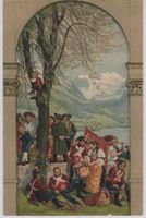 Bundesfeierkarte 1918 Nr 5 Landsgemeinde (Kind auf dem Baum)