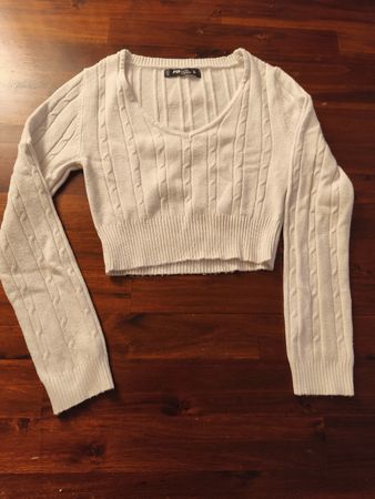 Kurzer FB Sister Knitwear-Pullover, Grösse L, wie neu.