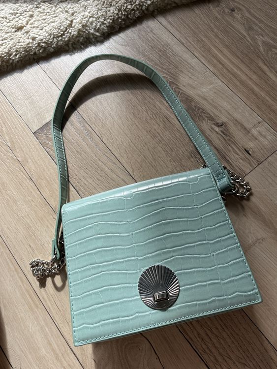 Sac Cabas Turquoise 'Made In Camden' - Petit Modèle En Coton, Bandoulière Réglable, Idéal Voyage