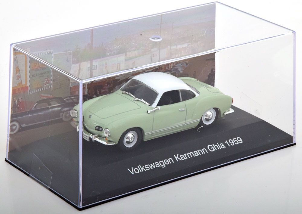 Volkswagen Modellini d'auto: 1:43 VW Karmann Ghia 1959 – Nuovo e nell'imballaggio originale da Bettens venduto da Thejoshuatree 2