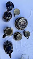 Keramik Set Kanne Becher Teller guter Zustand