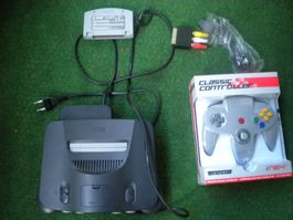 N-64 Set mit Spiel ein top Retrogeschenk