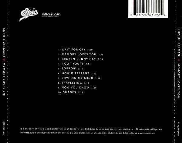 CD: Sophie Zelmani - Memory Loves You – Usato da Unterbäch VS venduto da cond 1
