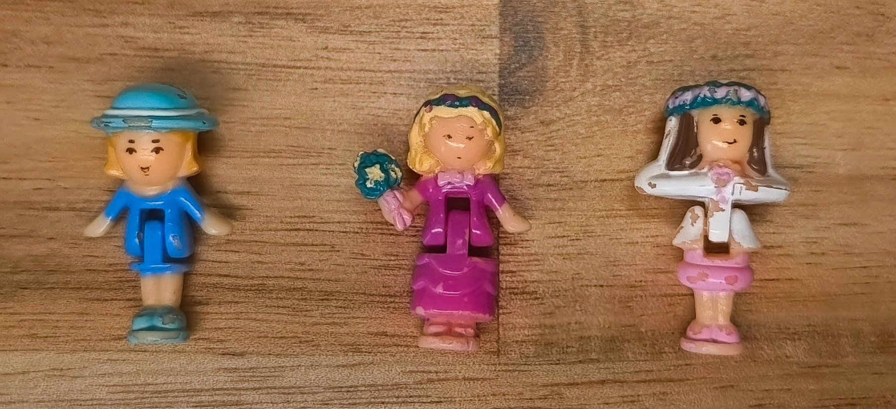 Polly Pocket Giocattoli: Polly Pocket Blue Bird Hochzeitskapple – Usato da Olten venduto da Pungseon2x 4