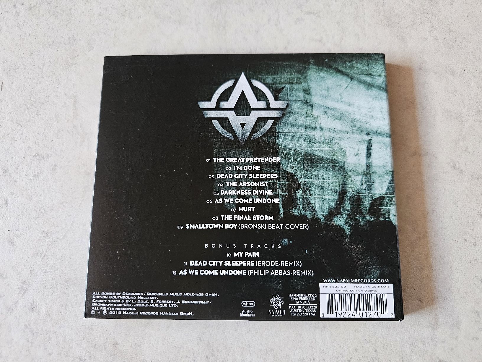 CD: Deadlock  -  The Arsonist – Usato da Schneisingen venduto da backstore24 1