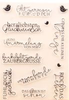 Silikonstempel Glitzerregen