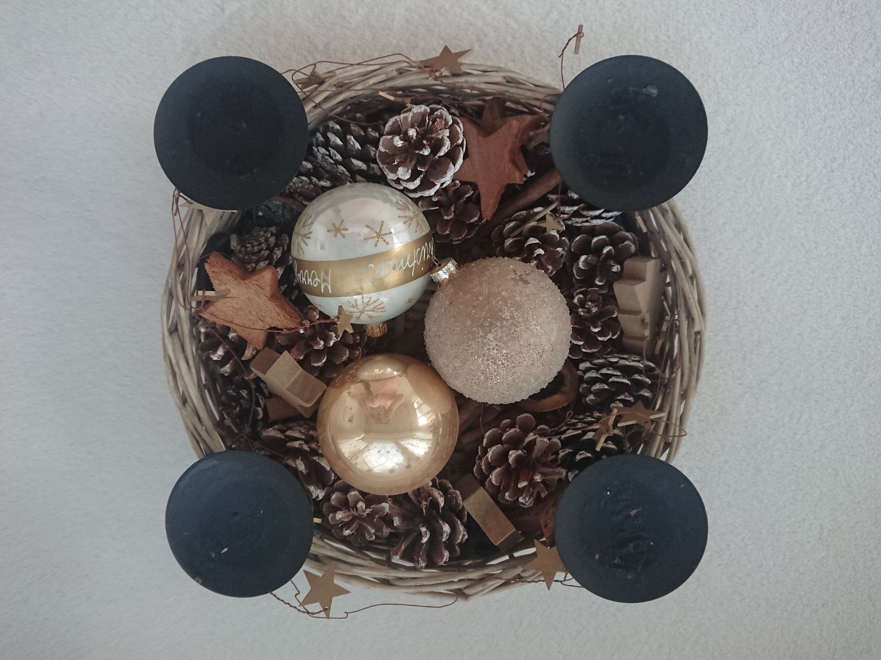 Tutte le decorazioni: Shabby Chic Adventskranz Weihnachten – Usato da Hallau venduto da CHACLA 1