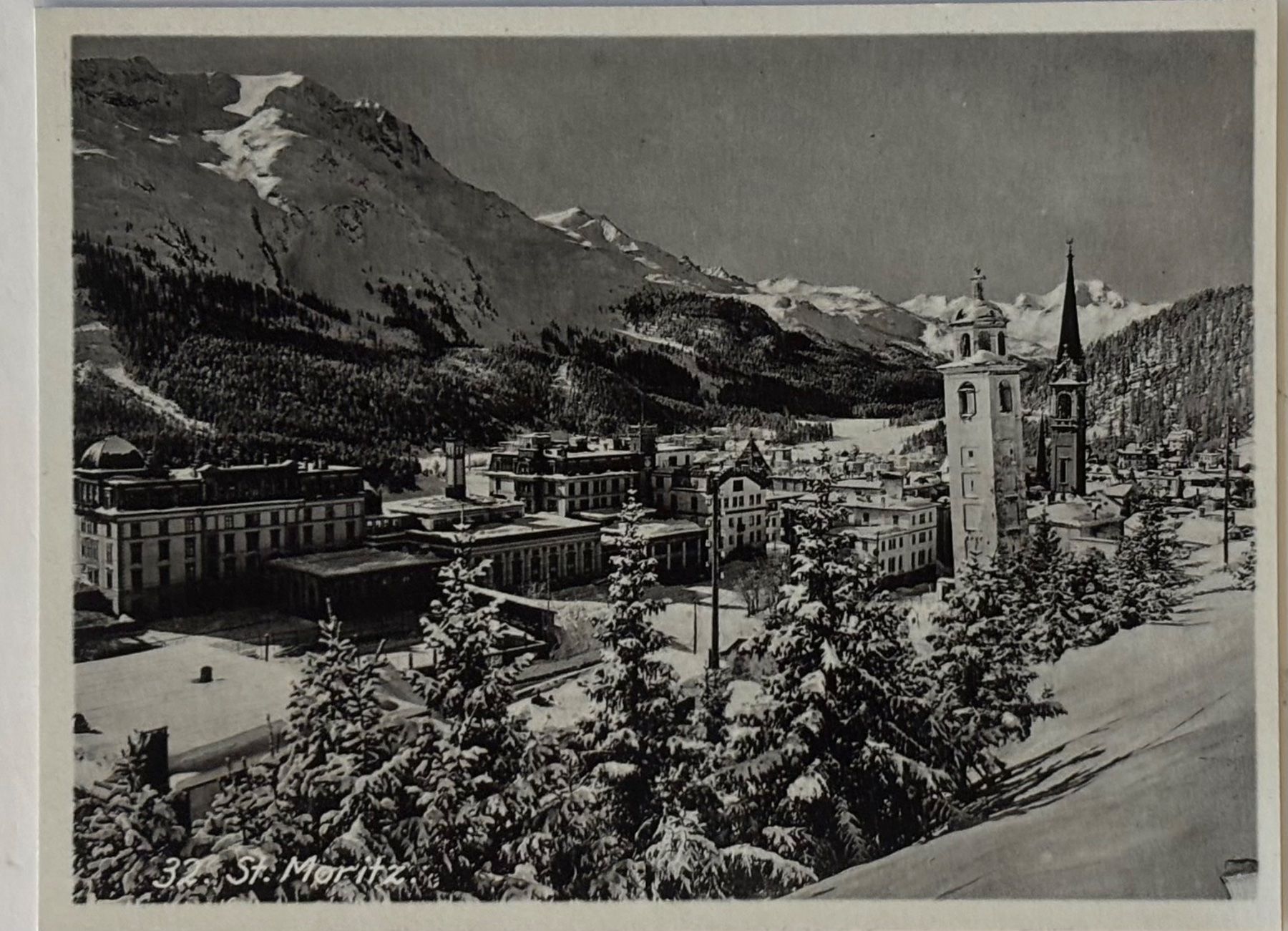 Cartoline postali: Sultana Zigarettenbild - St. Moritz – Usato da Frauenfeld venduto da Merk52