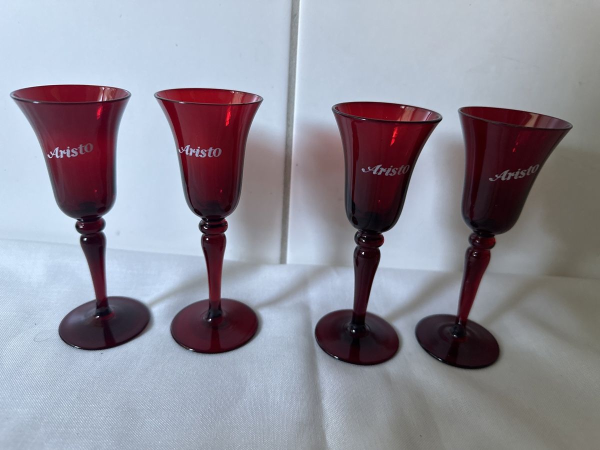 Verres: 4 Aristo Schnabs Gläser, Vintage – D'occasion à Zürich par Chaeffeler