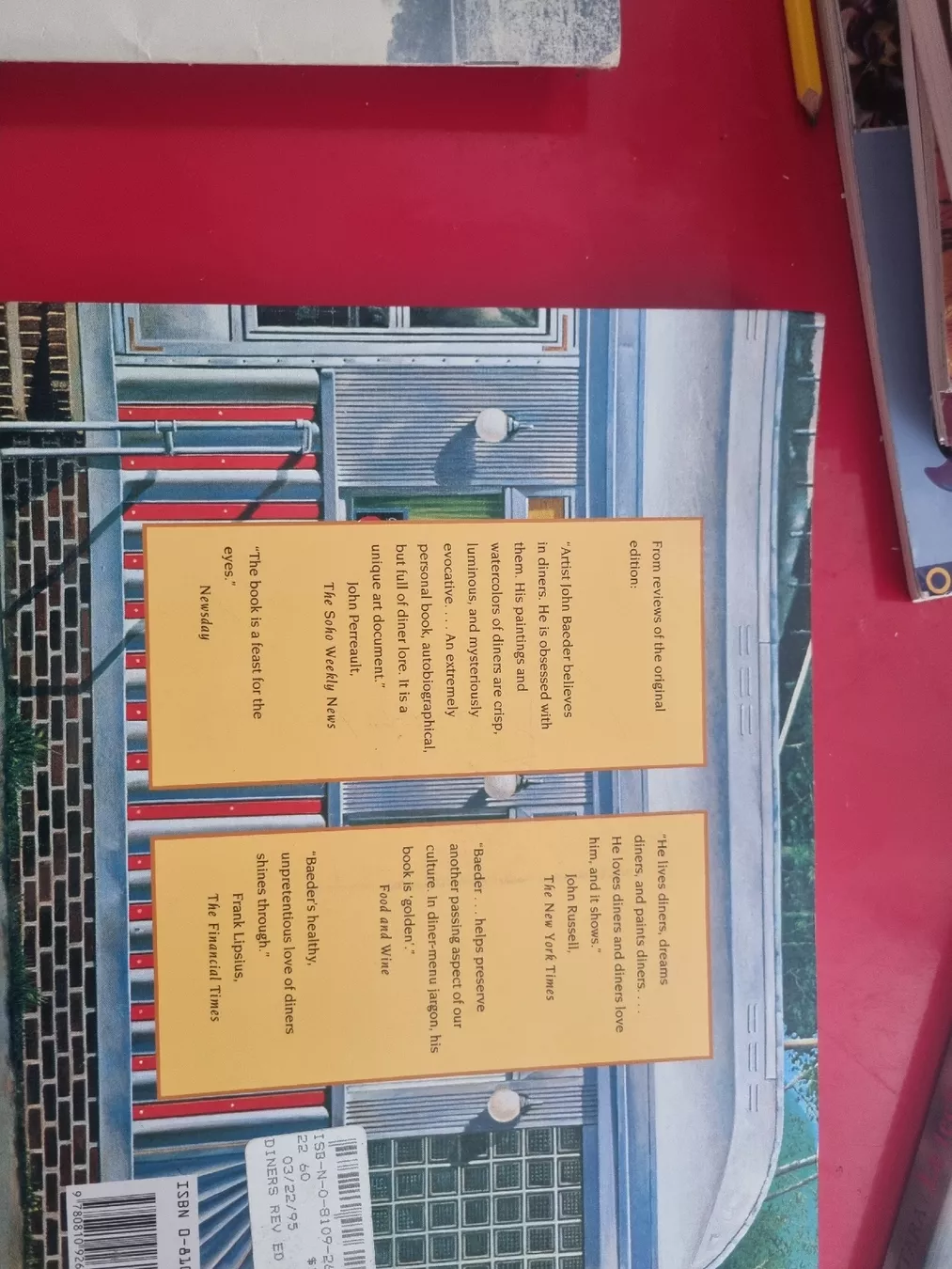 Bücher: Libro "Diners" by John Baeder in inglese – Gebraucht aus Arogno von alan_service 1
