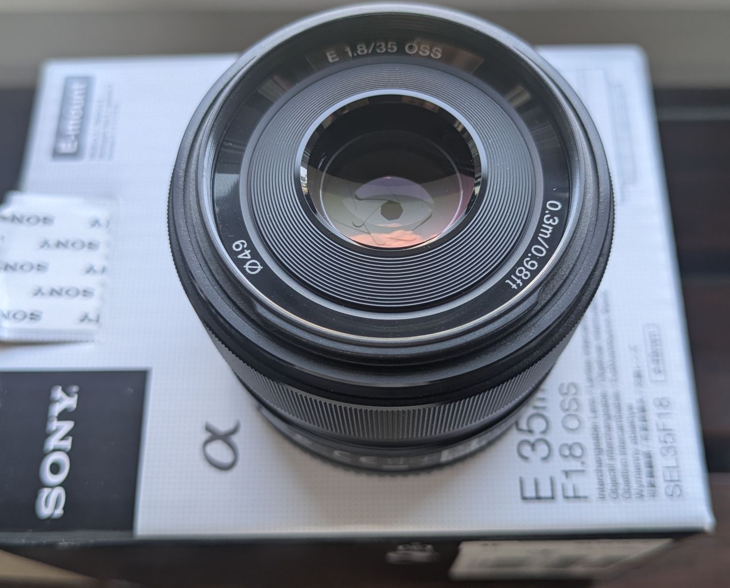 Sony Objektive: Sony E 35mm 1.8 APSC OSS – Gebraucht aus Fribourg von vscott12