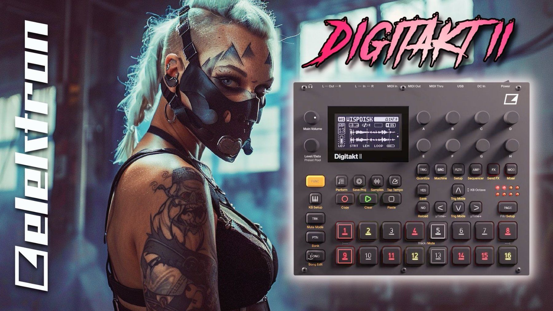 Strumenti musicali: Digitakt 2 mit Holz sides panels – Nuovo (secondo la descrizione) da Effingen venduto da Andromeda74 6