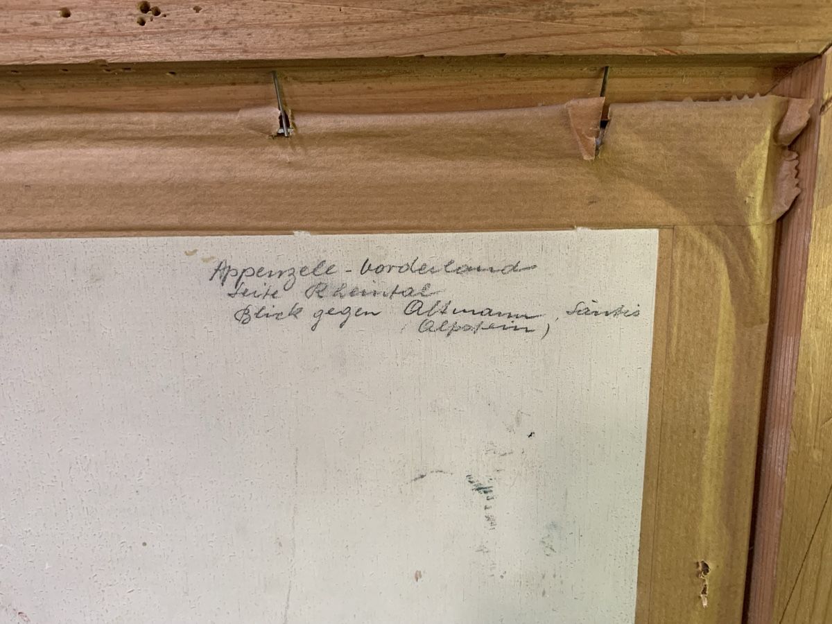 Tableaux: Säntis und Altmann  – D'occasion à Wolfhalden par SecondAntique 2