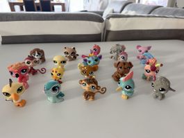 Lot de 20 figurines animaux PetShop