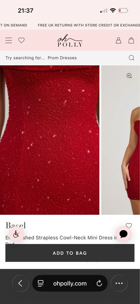 Vestiti: Damenkleid rot Gr. 34 – Nuovo e nell'imballaggio originale da Wermatswil venduto da Fmc 4