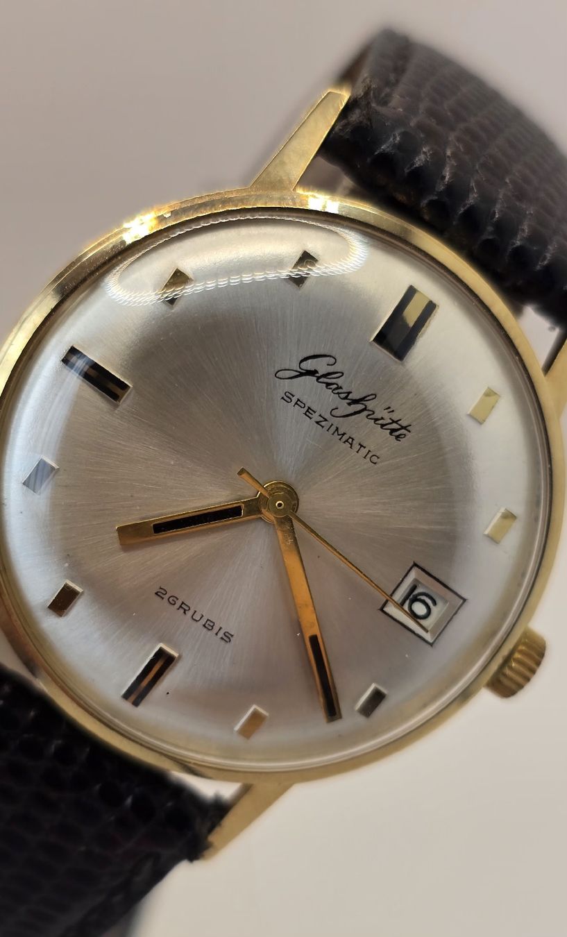 Glashütte Orologi: Glashütte Spezimatic Hand-wind Date 34,3mm – Usato da Minusio venduto da AGSuhren 4