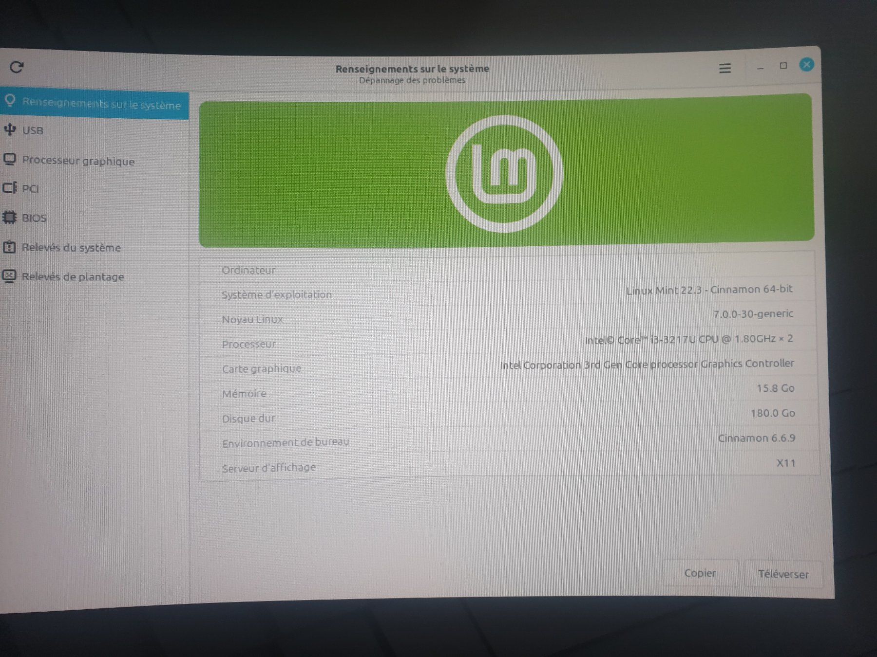 Intel PC: Intel Nuc I3-3217 / 1,8Ghz / 16Gram / 180Go SSD / Linux Mint – Usato da Moudon venduto da Amaroli7