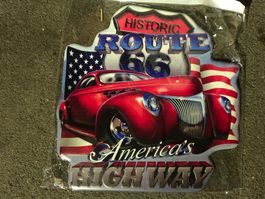 Historic route 66 American highway hot rod oldtimer classic