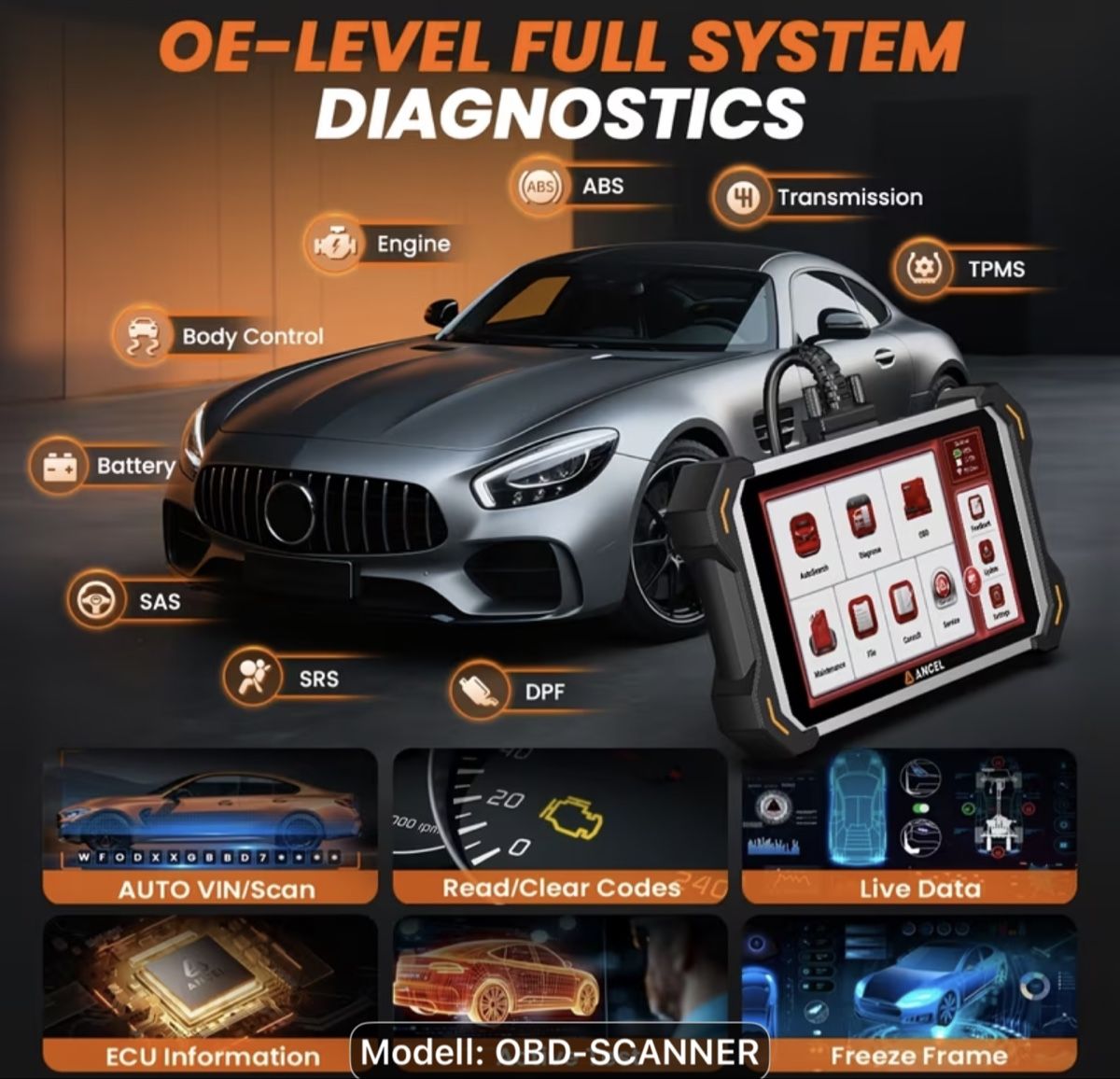 Componenti elettronici: Ancel DS600 Elite – Nuovo e nell'imballaggio originale da Schlieren venduto da Kamacho 9