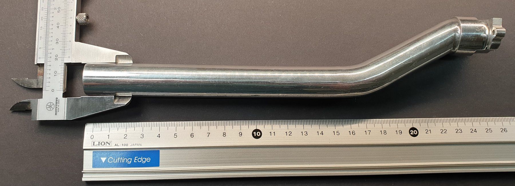 Auspuffanlagen: MINTOR 170 Auspuff-Krümmer – Neu (gemäss Beschreibung) aus Ohmstal von p-51d 3