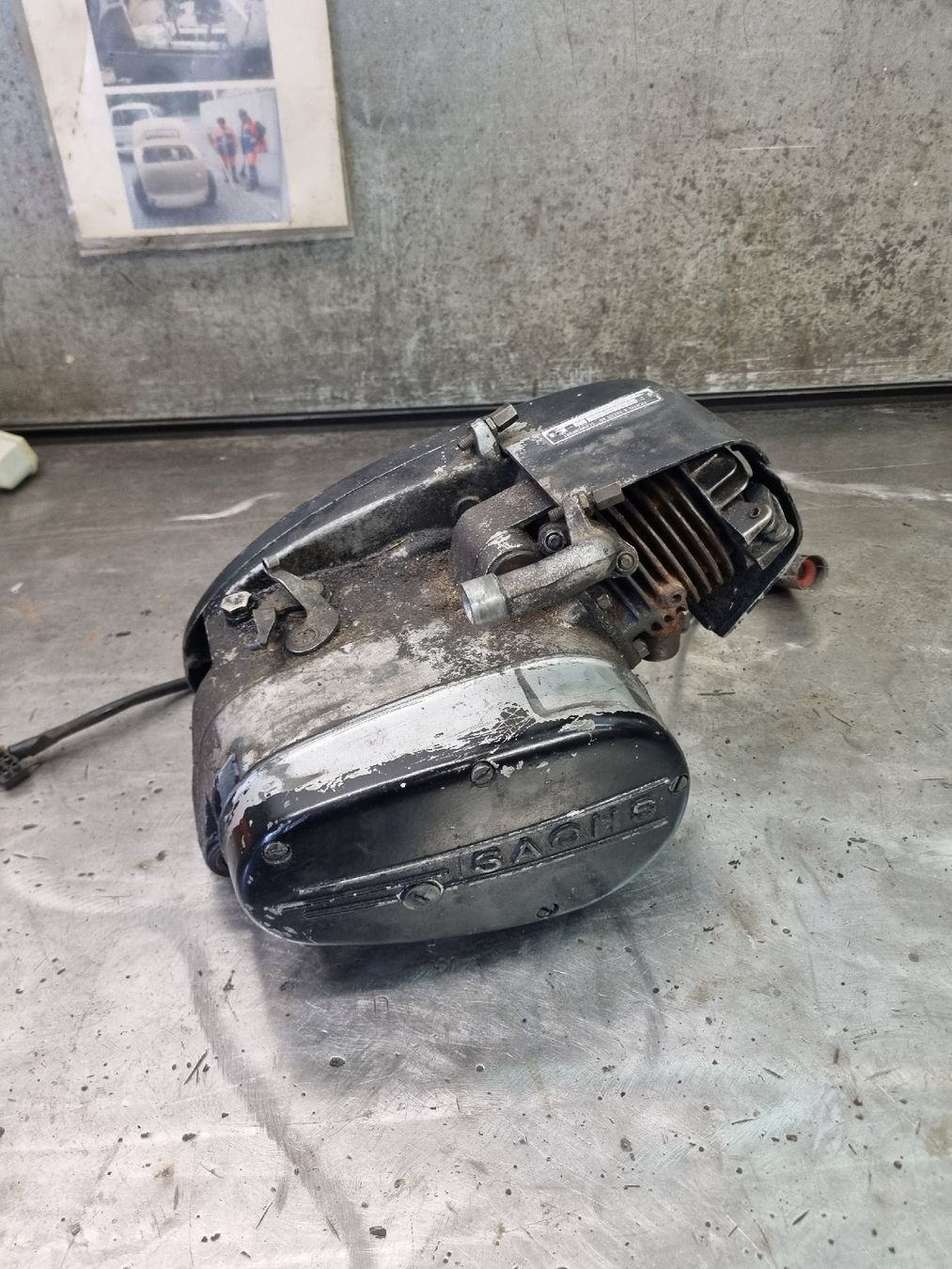 Sachs Motoren: Sachs 503 / 2BL Motor, Handgeschalten  – Defekt aus Riehen von