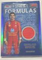 2024 Topps F1 Finest - Carlos Sainz - Relic Blue /75 - F1R