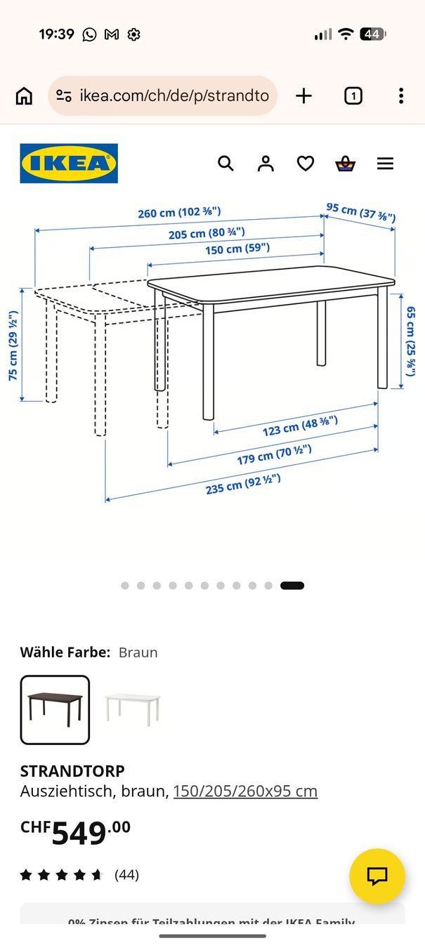 Ikea Tavoli: Ikea Esstisch – Usato da Wald ZH venduto da Karlia 7