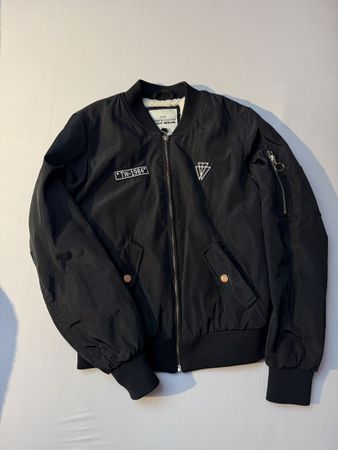 Veste noire bomber S