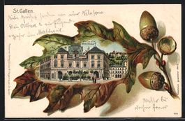 Passepartout-Lithographie St. Gallen, Po