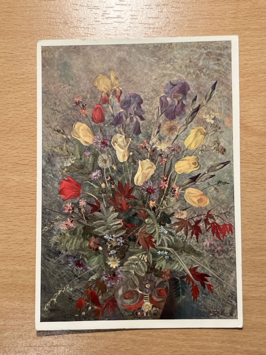 Cartoline postali: Alte Ansichtskarte Blumenstrauss - Gruss aus den Bergen – Usato da Hinwil venduto da Chuan2