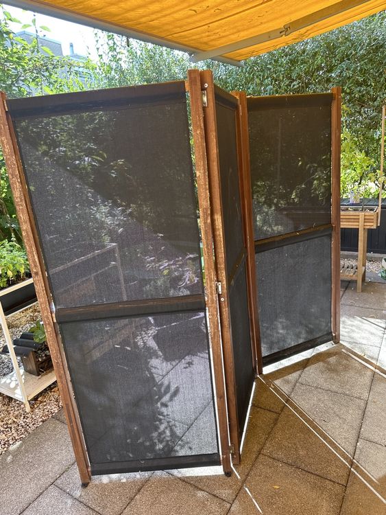 HolzParavent Garten 3teilig Kaufen auf Ricardo